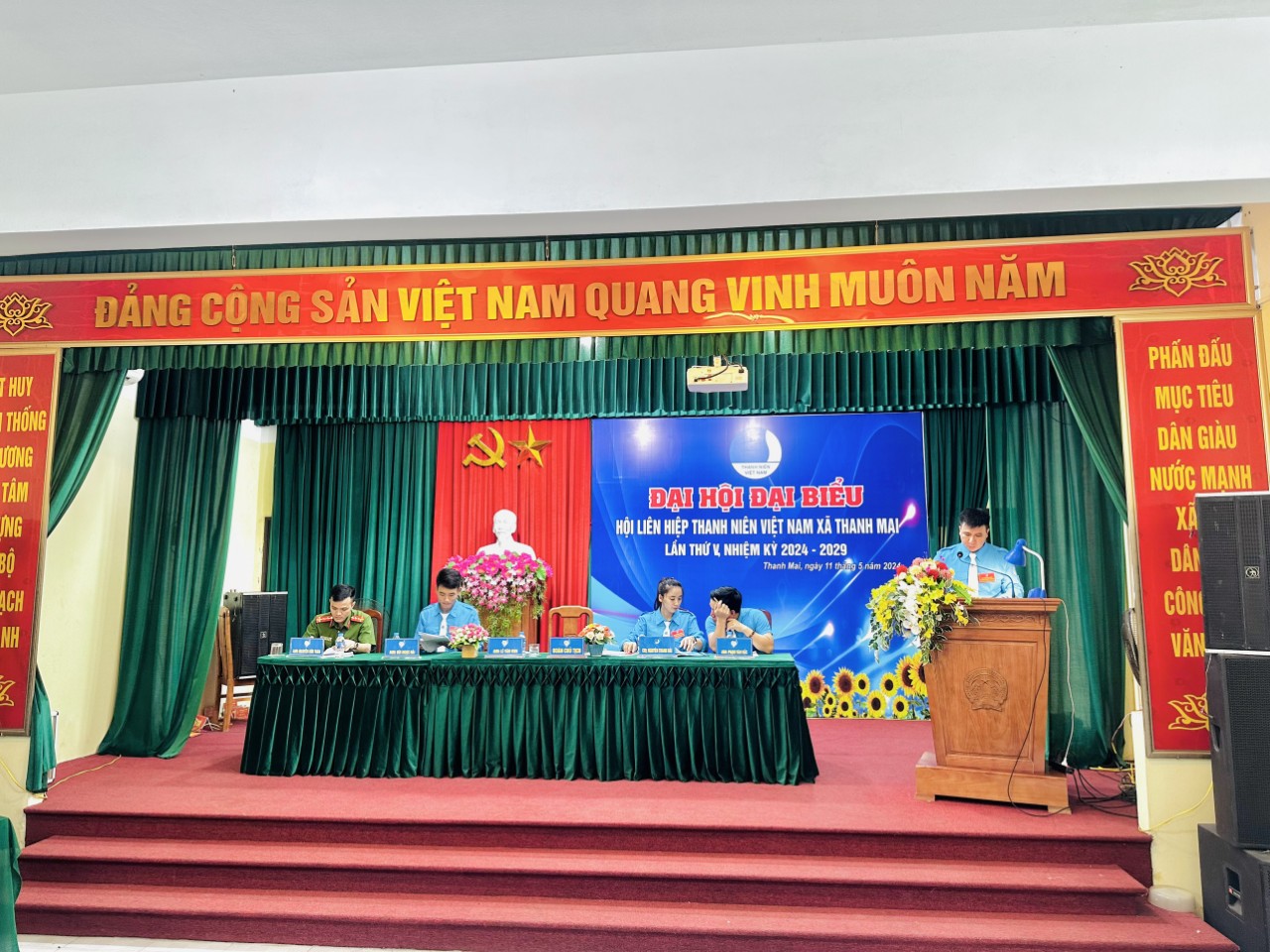 Hội LHTN Việt Nam xã Thanh Mai tổ chức thành công Đại hội đại biểu Hội LHTN xã lần thứ V, nhiệm kỳ 2024 – 2029