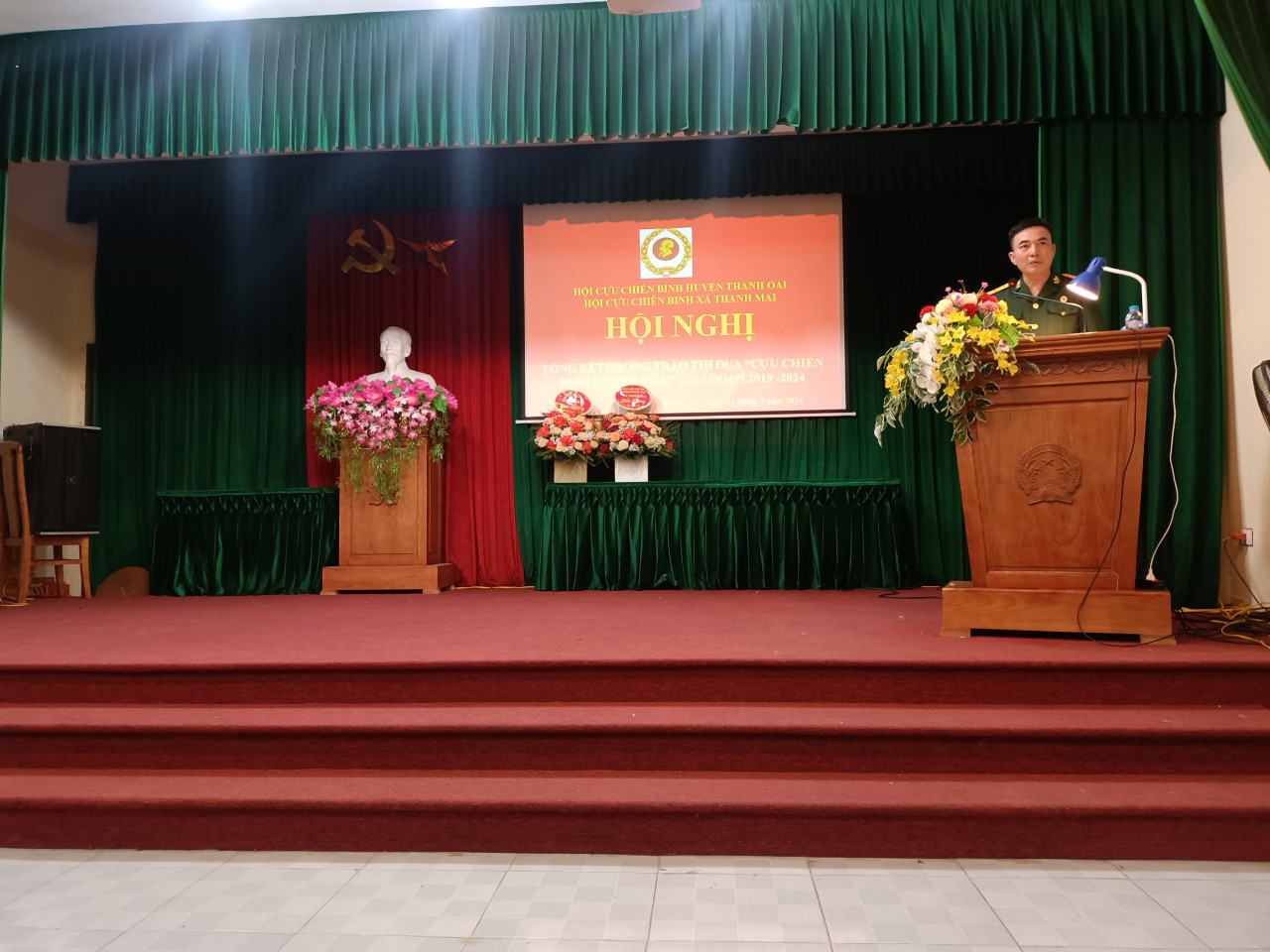 HỘI CỰU CHIẾN BINH XÃ THANH MAI TỔ CHỨC HỘI NGHỊ TỔNG KẾT PHONG TRAO THI ĐUA “CỰU CHIẾN BINH GƯƠNG MẪU” GIAI ĐOẠN 2019-2024.