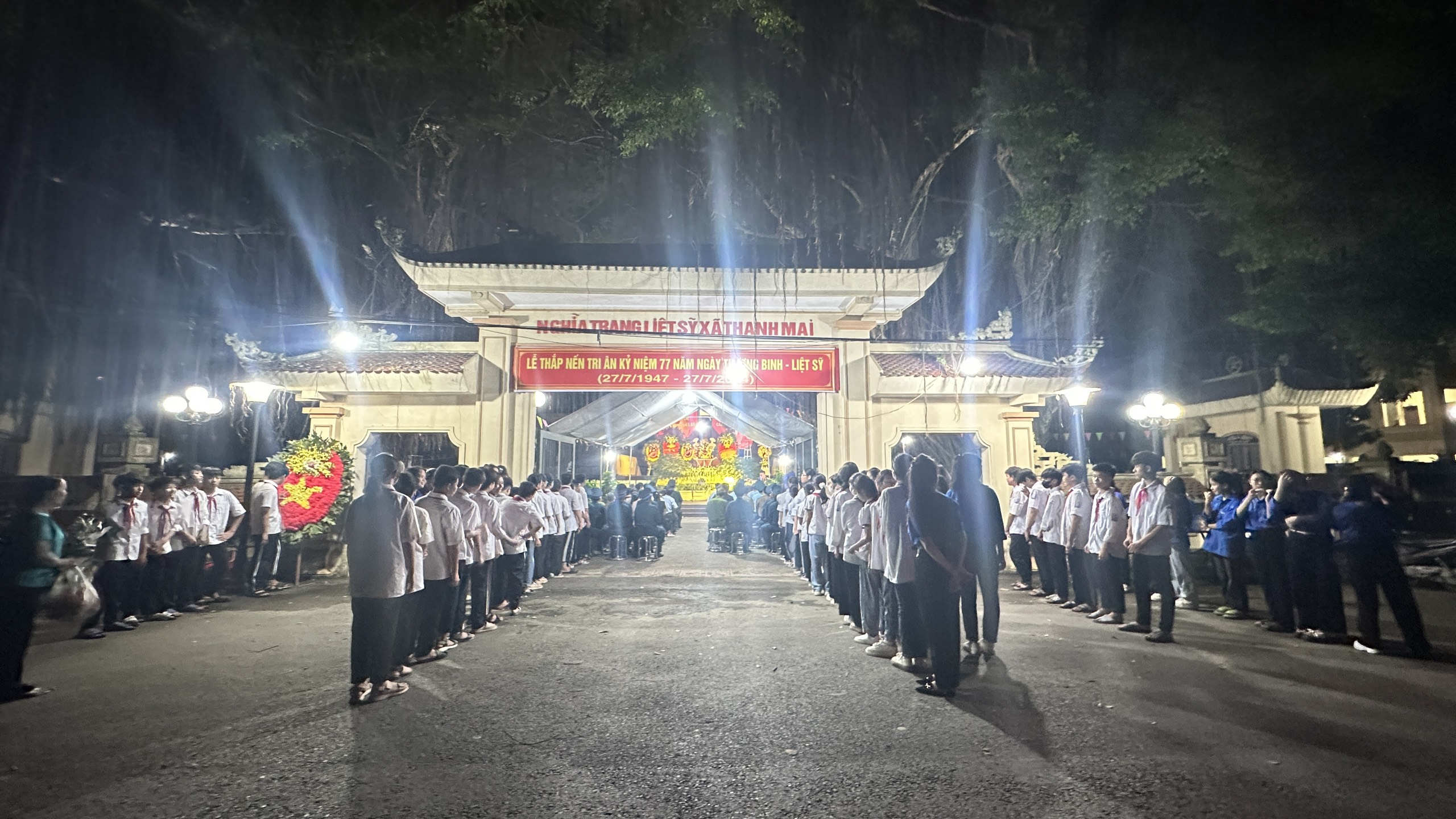 XÃ THANH MAI, HUYỆN THANH OAI, TP. HÀ NỘI TỔ CHỨC LỄ THẮP NẾN TRI ÂN NHÂN KỶ NIỆM 77 NĂM NGÀY THƯƠNG BINH LIỆT SỸ (27/7/1947 - 27/7/2024)